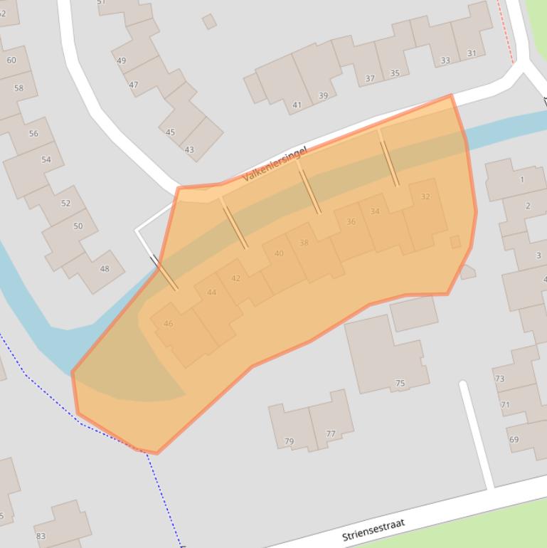 Kaart van postcodegebied 5241JA.