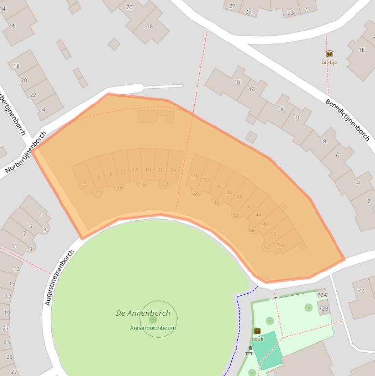 Kaart van postcodegebied 5241KE.