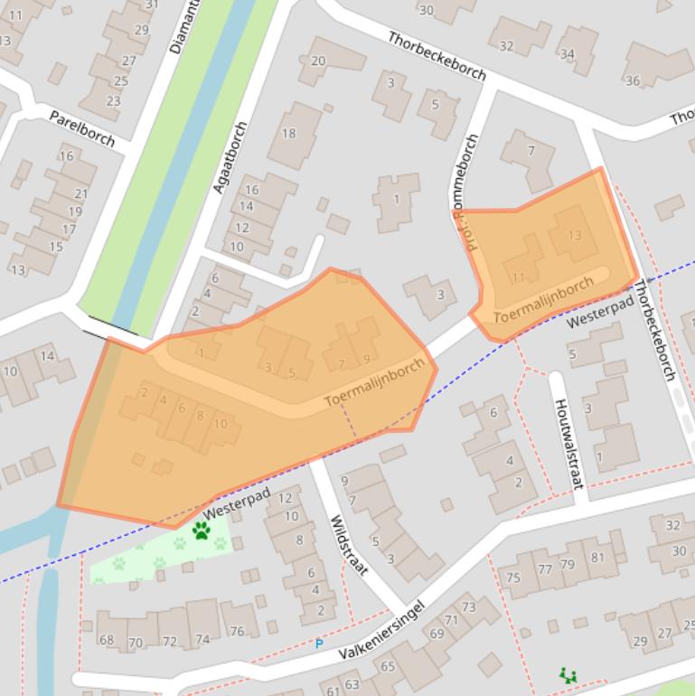 Kaart van postcodegebied 5241LE.