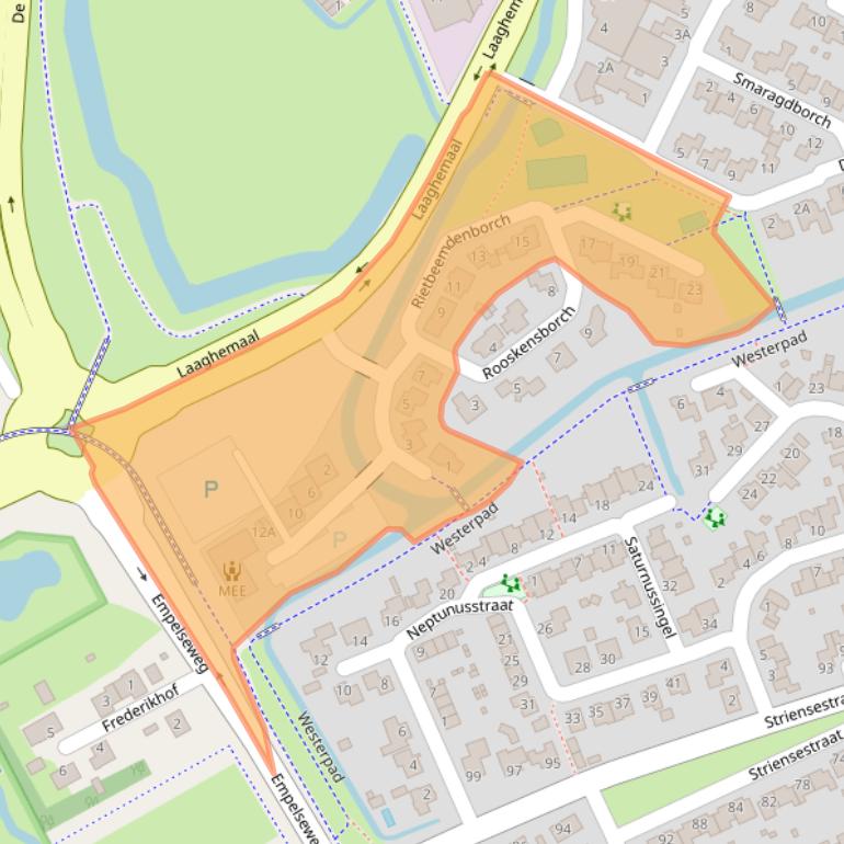 Kaart van postcodegebied 5241LG.