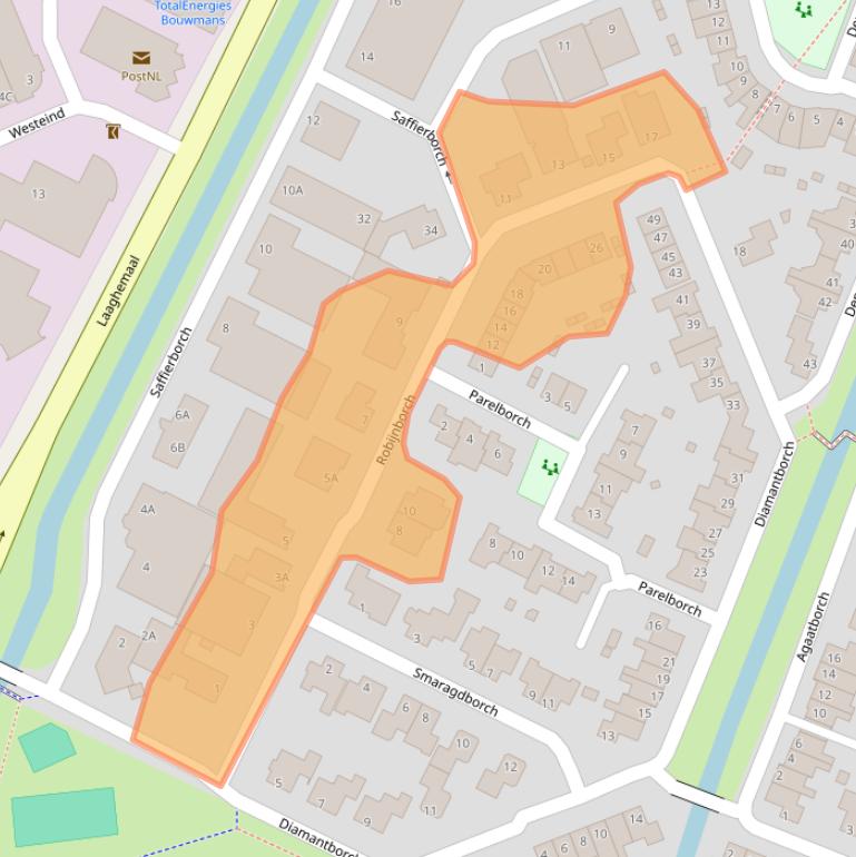 Kaart van postcodegebied 5241LK.