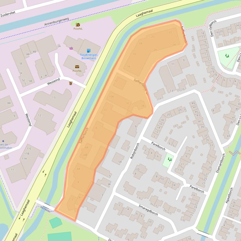 Kaart van postcodegebied 5241LN.