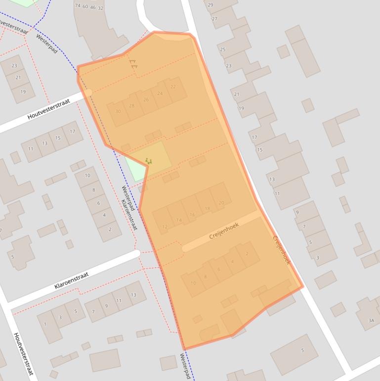 Kaart van postcodegebied 5241LR.