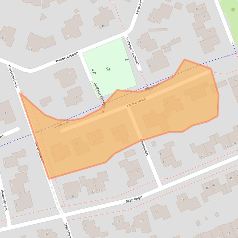 Kaart van postcodegebied 5241MC.