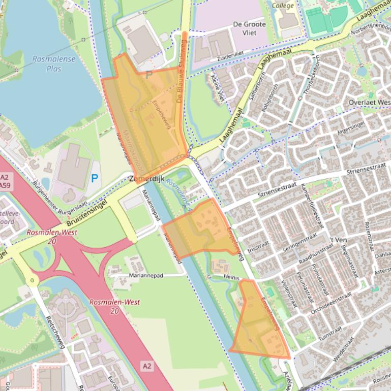 Kaart van postcodegebied 5241NA.