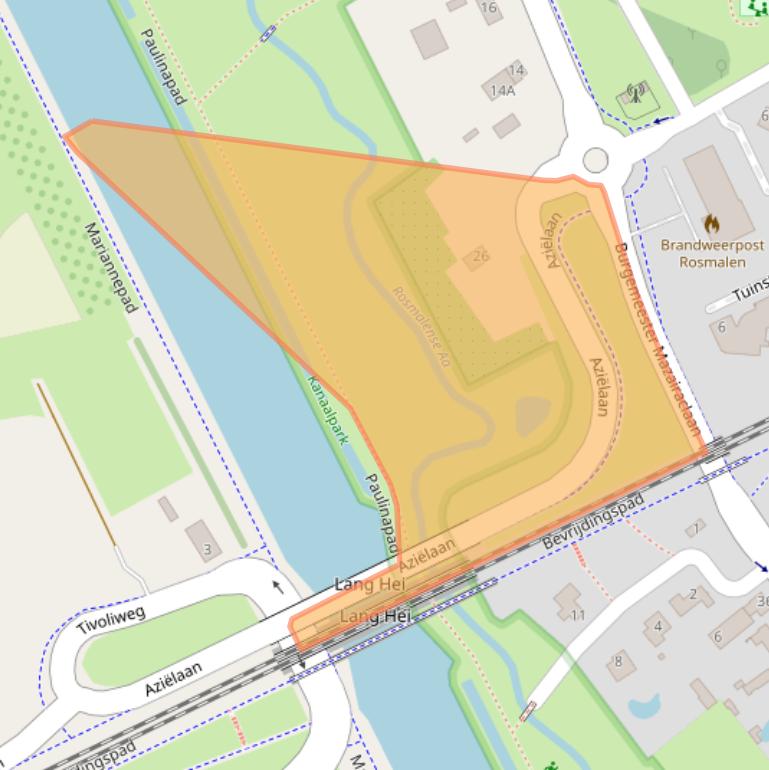 Kaart van postcodegebied 5241NG.