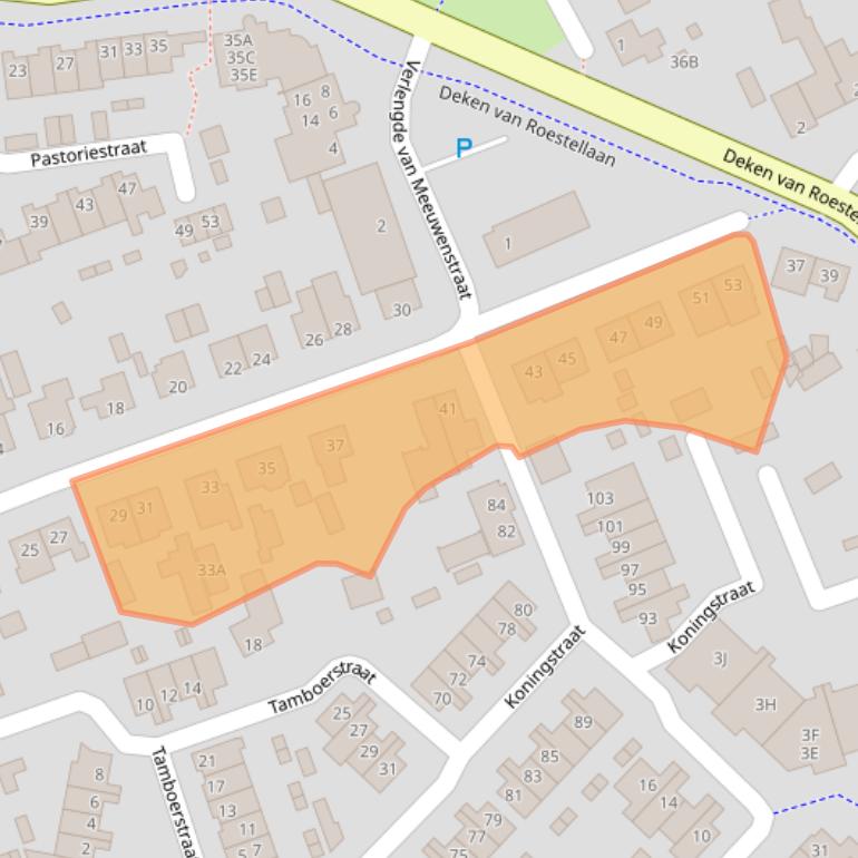 Kaart van postcodegebied 5241TB.