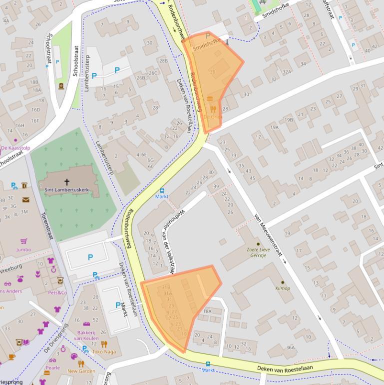 Kaart van postcodegebied 5241VN.