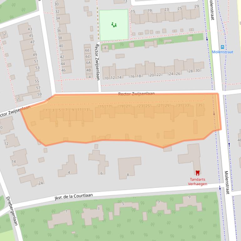 Kaart van postcodegebied 5242AK.