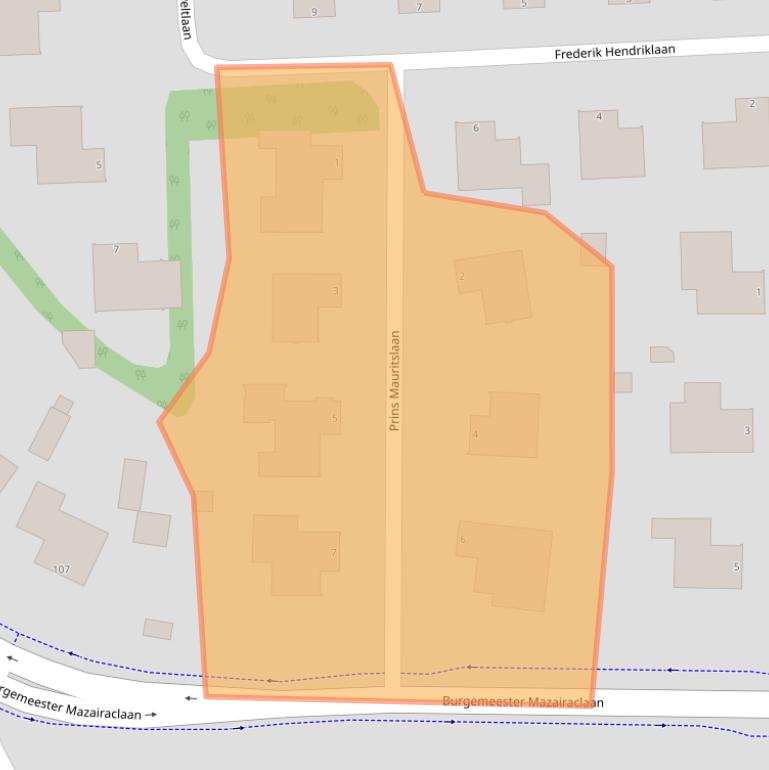 Kaart van postcodegebied 5242AS.