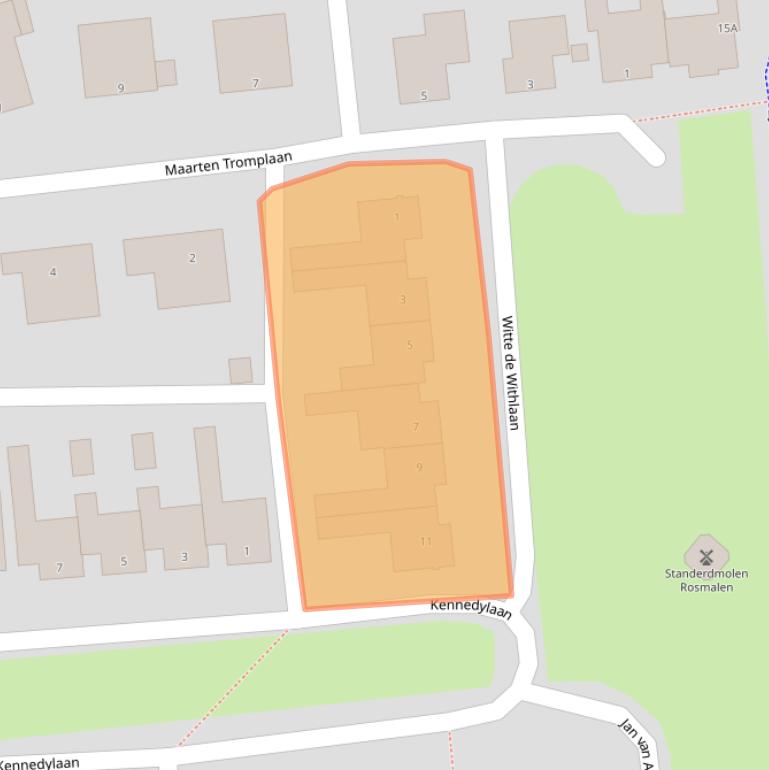 Kaart van postcodegebied 5242BG.