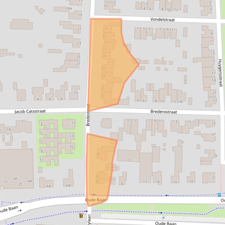 Kaart van postcodegebied 5242CG.