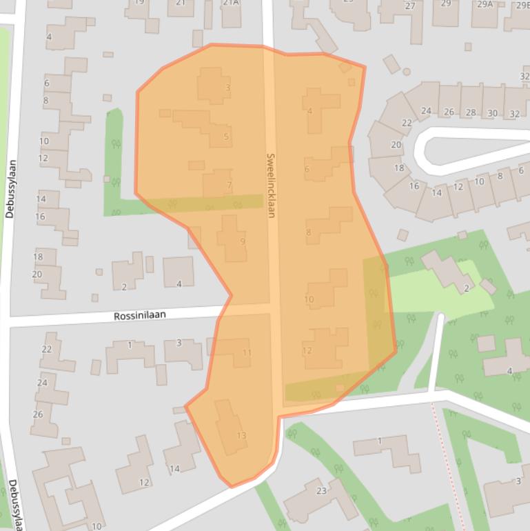 Kaart van postcodegebied 5242HE.