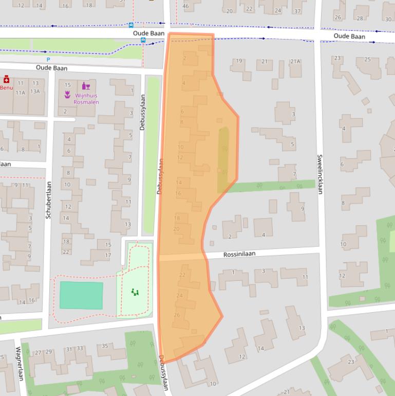Kaart van postcodegebied 5242HJ.