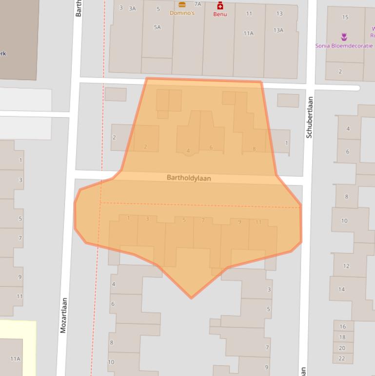 Kaart van postcodegebied 5242HP.