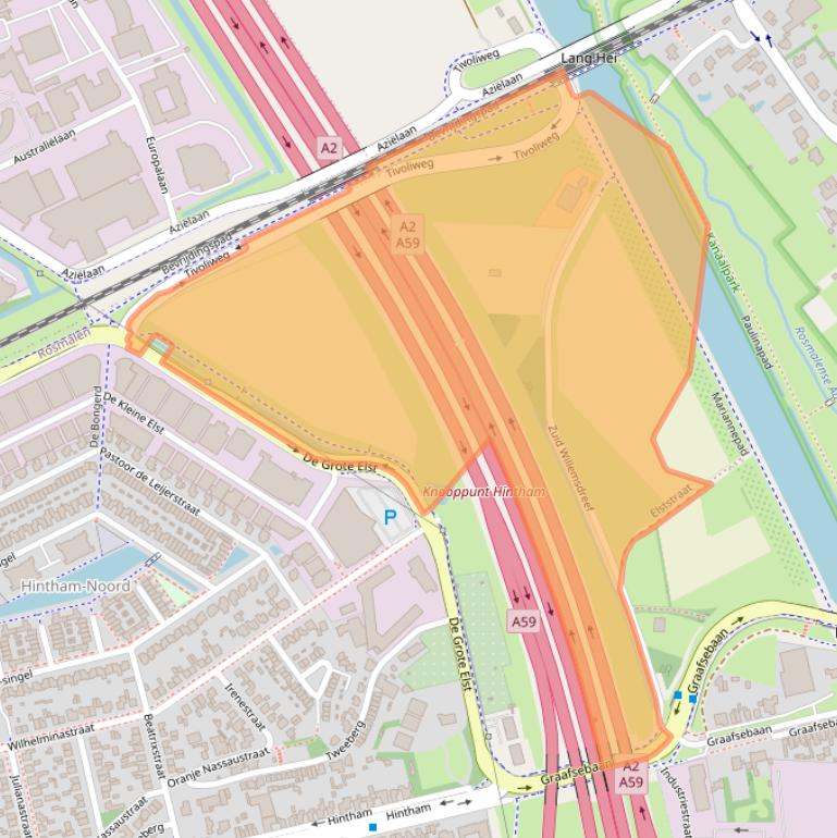 Kaart van postcodegebied 5242JL.
