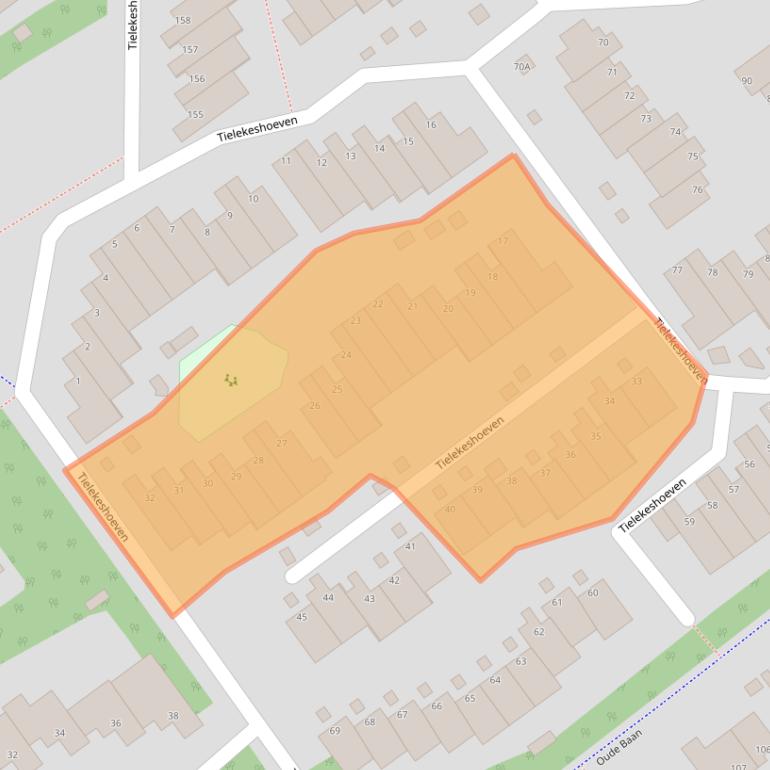 Kaart van postcodegebied 5242KB.