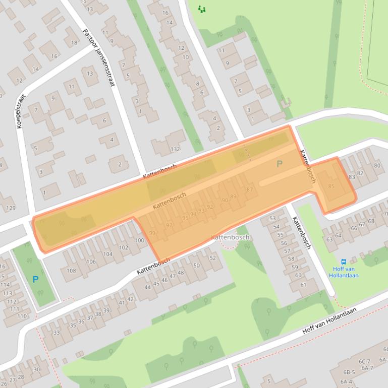 Kaart van postcodegebied 5243SJ.