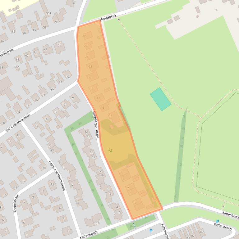 Kaart van postcodegebied 5243SM.