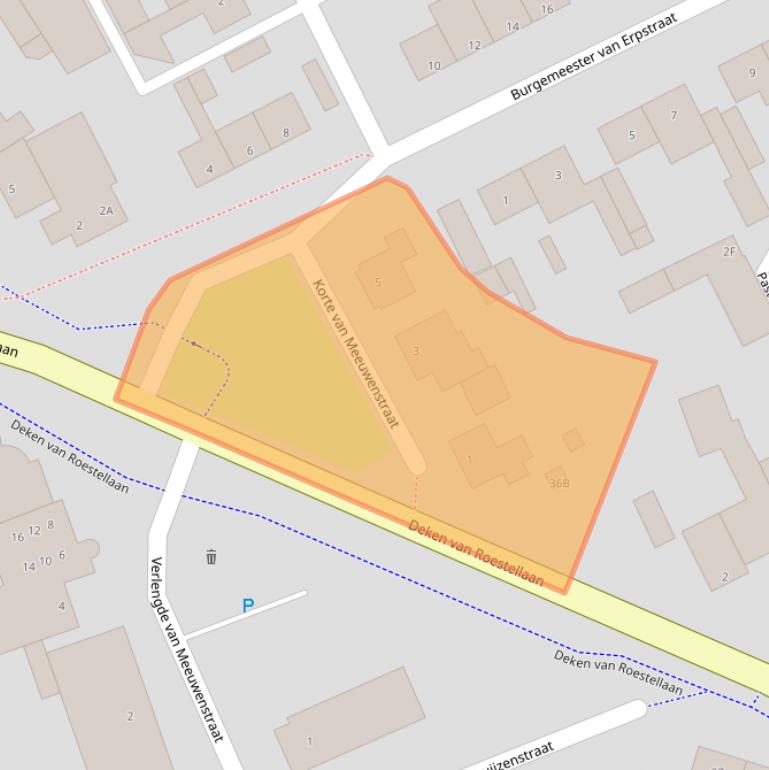 Kaart van postcodegebied 5243TC.