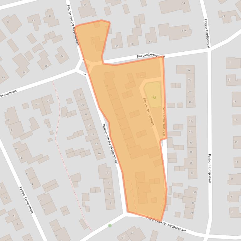 Kaart van postcodegebied 5243TL.