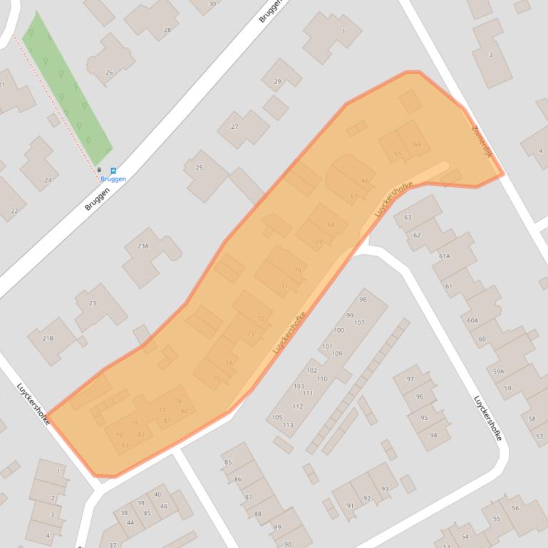 Kaart van postcodegebied 5243WE.