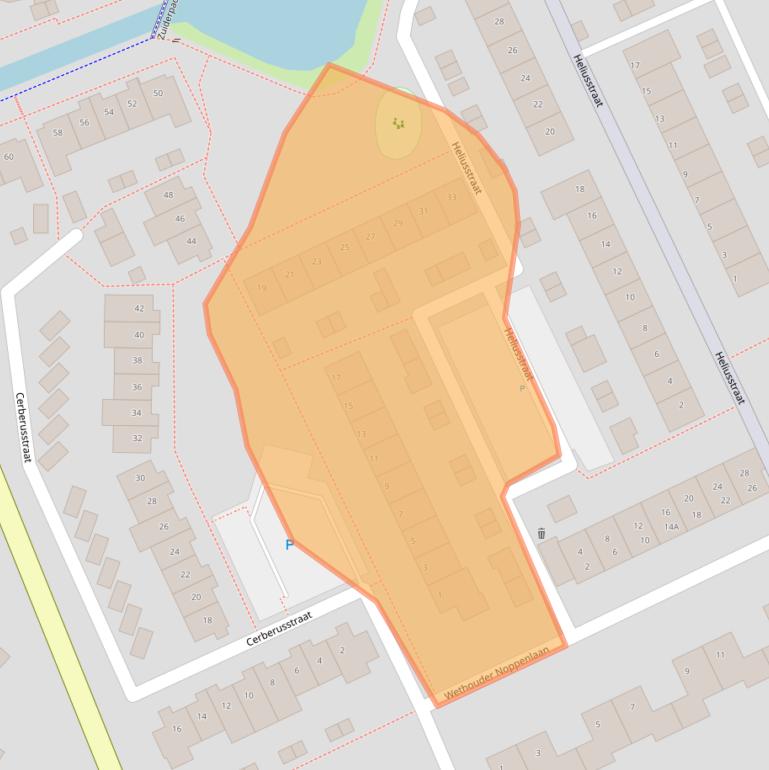 Kaart van postcodegebied 5243XA.