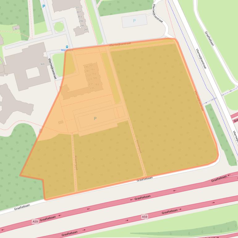 Kaart van postcodegebied 5244NC.