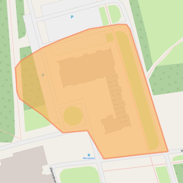 Kaart van postcodegebied 5244ND.