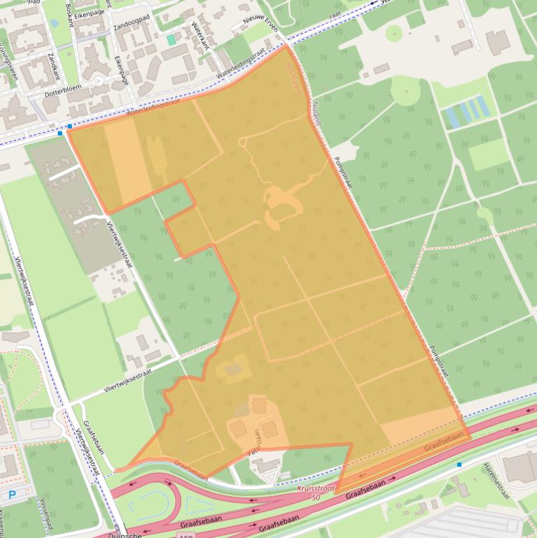 Kaart van postcodegebied 5244NN.