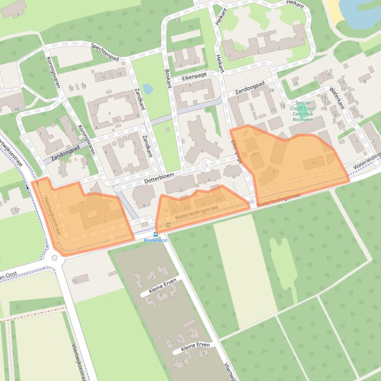 Kaart van postcodegebied 5244PE.