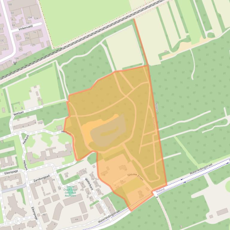 Kaart van postcodegebied 5244PG.