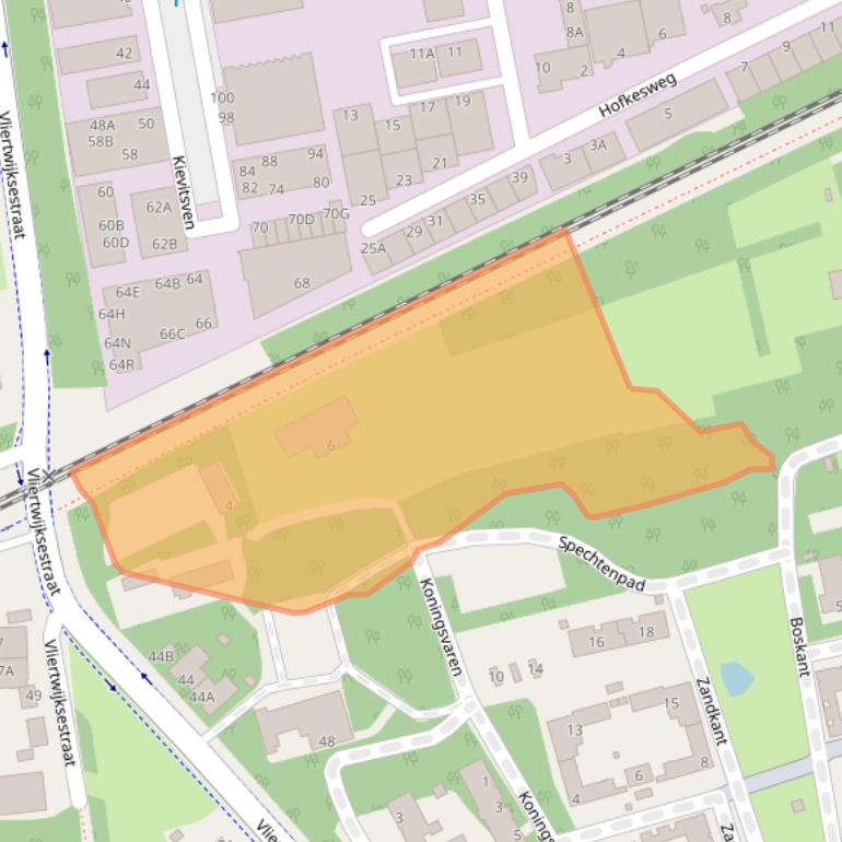 Kaart van postcodegebied 5244PK.