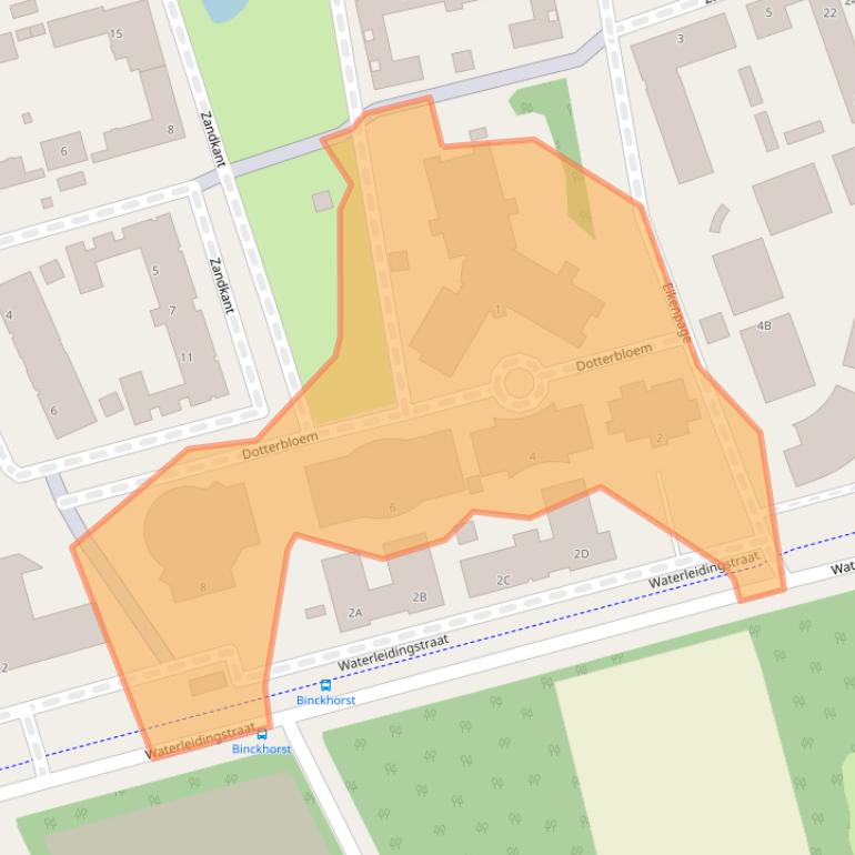 Kaart van postcodegebied 5244PM.