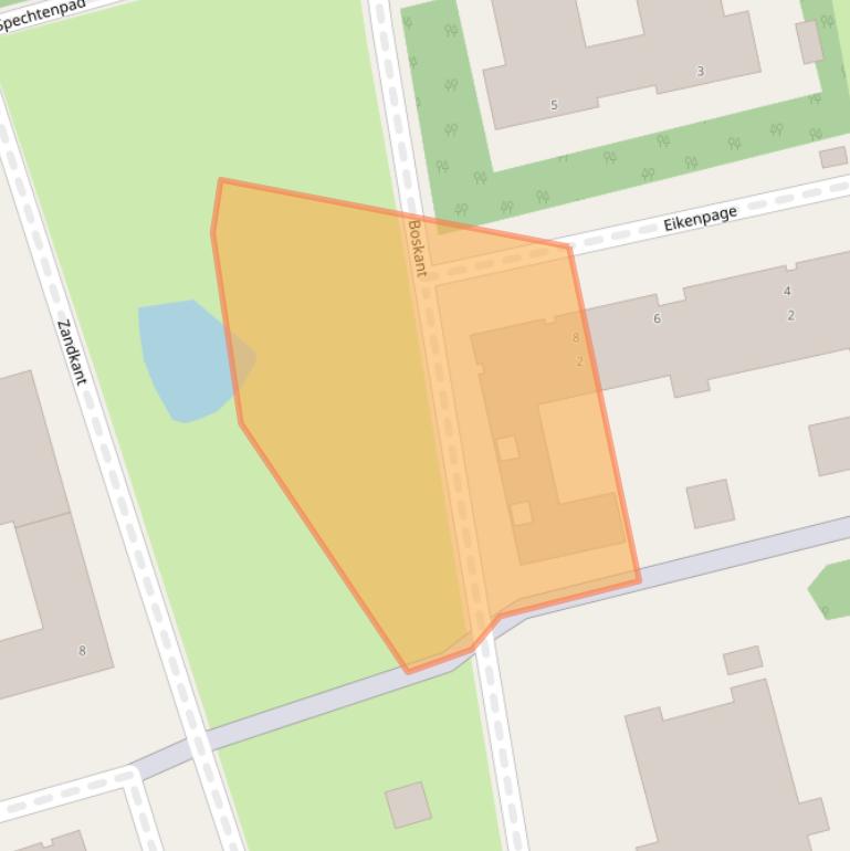 Kaart van postcodegebied 5244PN.