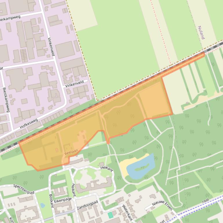 Kaart van postcodegebied 5244PP.
