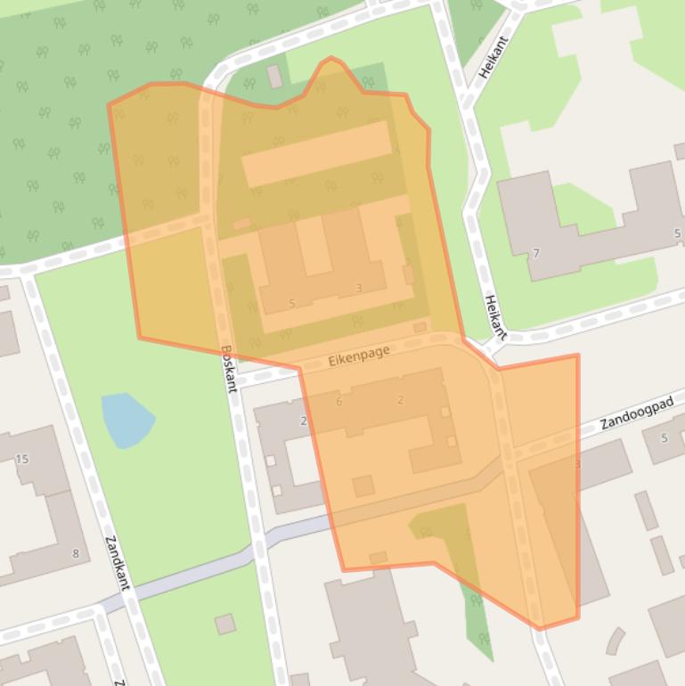 Kaart van postcodegebied 5244PT.