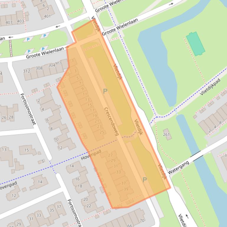 Kaart van postcodegebied 5245AA.