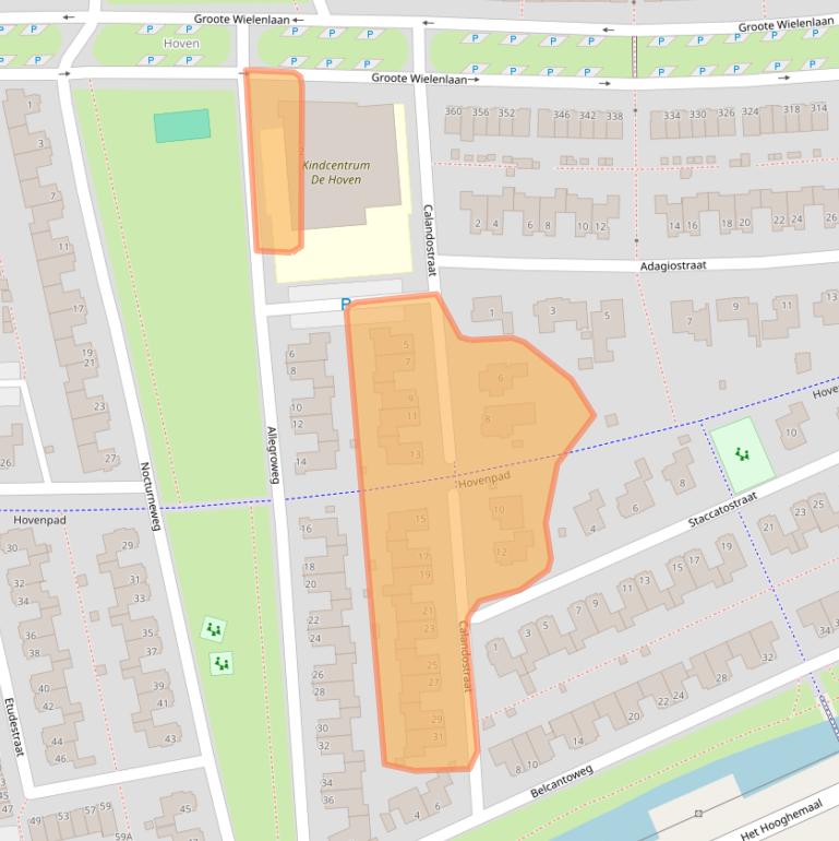 Kaart van postcodegebied 5245AG.