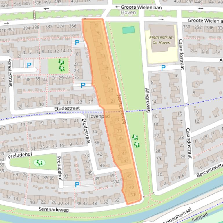 Kaart van postcodegebied 5245AK.