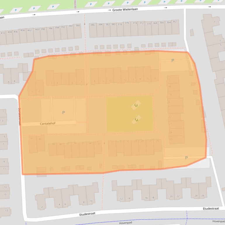 Kaart van postcodegebied 5245AL.