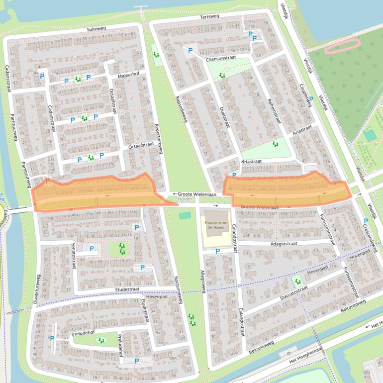 Kaart van postcodegebied 5245AW.