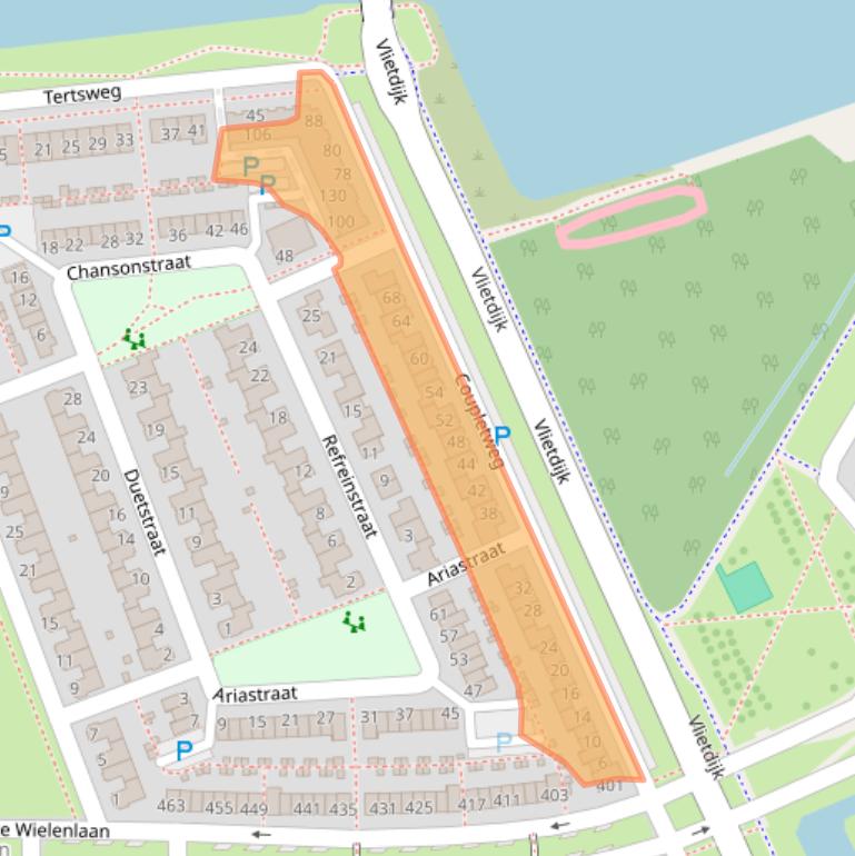 Kaart van postcodegebied 5245BA.