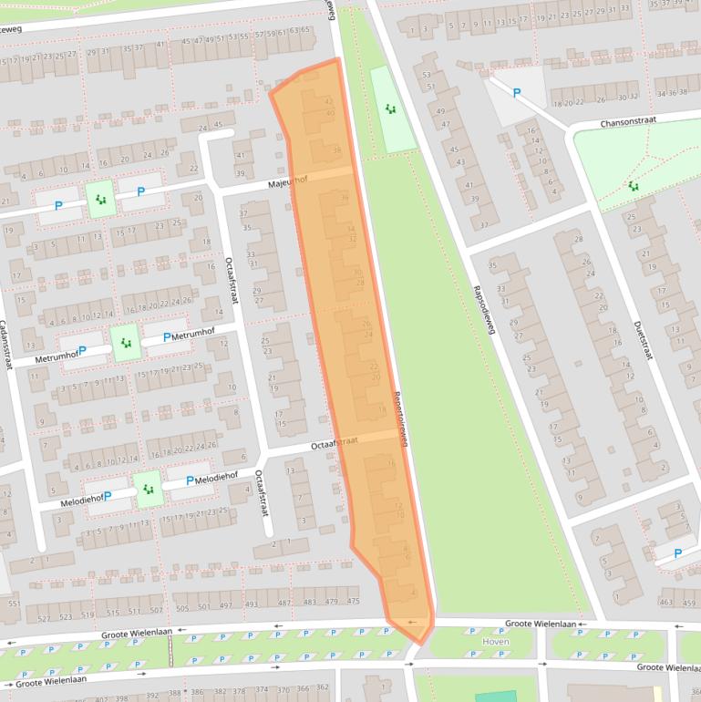 Kaart van postcodegebied 5245BM.