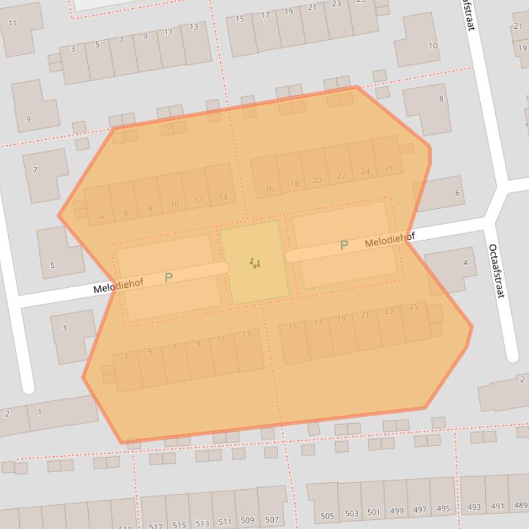 Kaart van postcodegebied 5245BP.