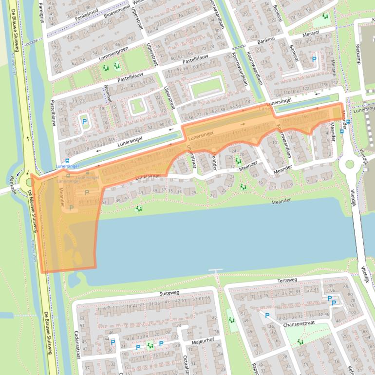 Kaart van postcodegebied 5245CA.