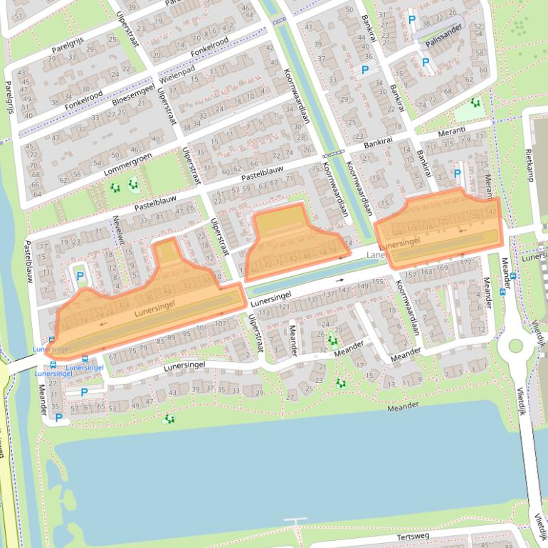 Kaart van postcodegebied 5245CB.