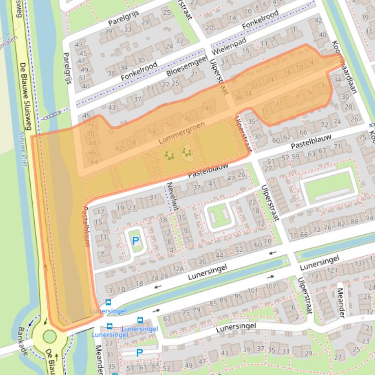 Kaart van postcodegebied 5245CG.