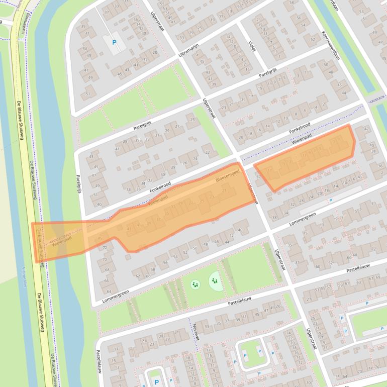 Kaart van postcodegebied 5245CJ.