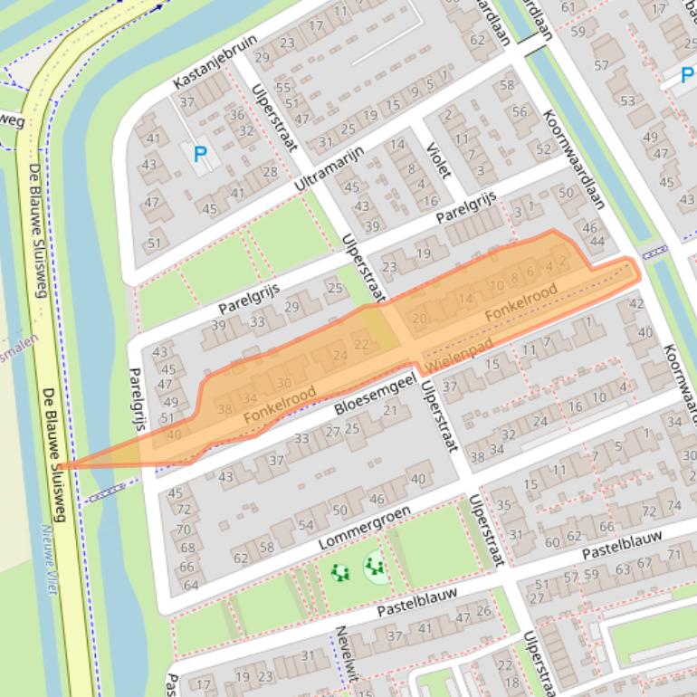 Kaart van postcodegebied 5245CK.